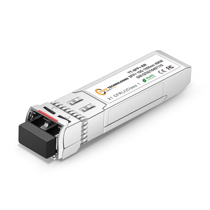 Cisco SFP-10G-ER Compatible 10GBASE-ER SFP+ 1550nm 40km DDM LC SMF Transceiver