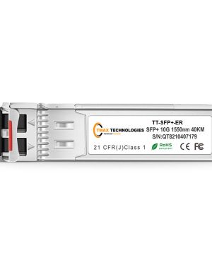 Cisco SFP-10G-ER Compatible 10GBASE-ER SFP+ 1550nm 40km DDM LC SMF Transceiver