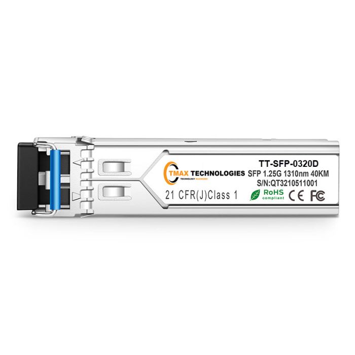 Cisco GLC-EX-SMD Compatible 1000BASE-EX SFP 1310nm 40km Industrial Transceiver Module