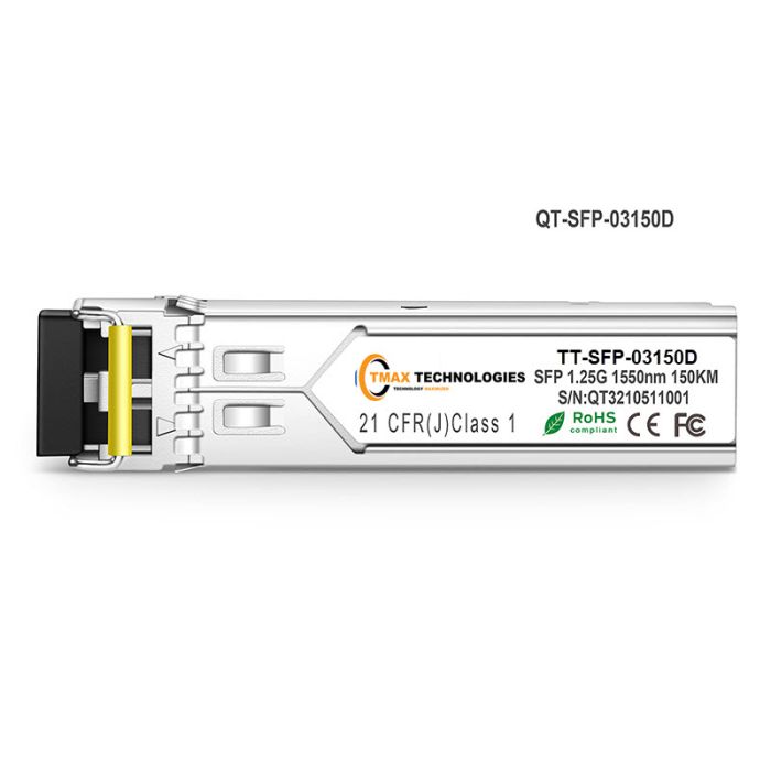 Cisco GLC-EZX-SM-150 Compatible 1000BASE-ZXC SFP 1550nm 150km Transceiver Module