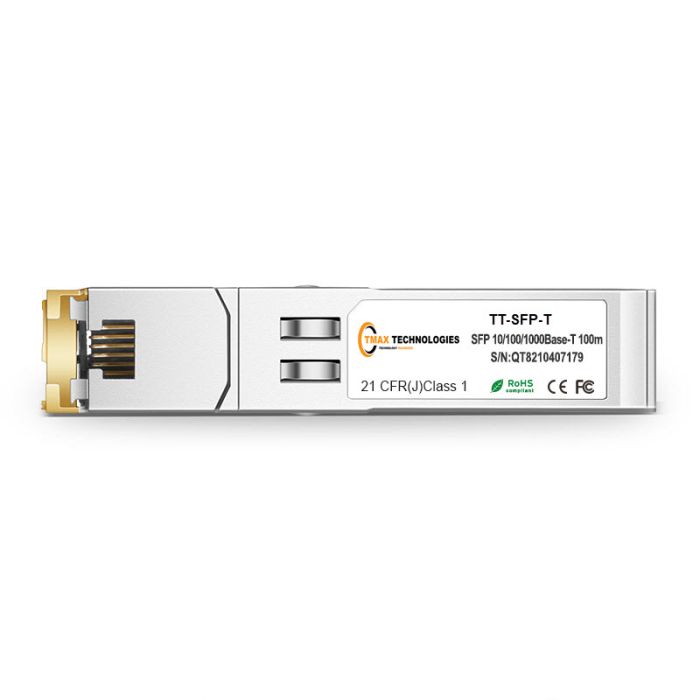 Cisco GLC-TA Compatible 10/100/1000BASE-T SFP SGMII Copper RJ-45 100m Transceiver Module