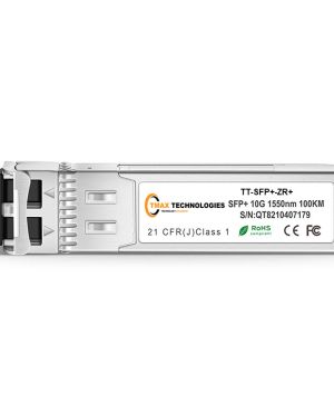 Cisco SFP-10G-ZR100 Compatible 10GBASE-ZR SFP+ 1550nm 100km DOM LC SMF Transceiver Module